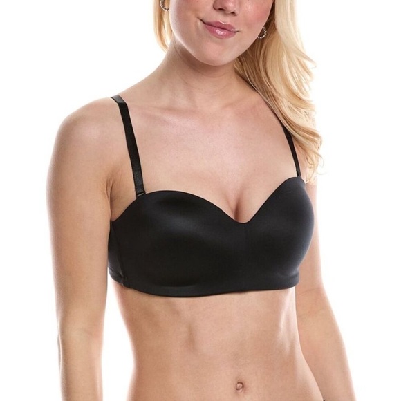 Wacoal Staying Power Wire Free Strapless Bra black size 34DDD - Picture 1 of 6